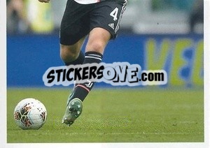 Sticker Matthijs De Ligt - Juventus 2019-2020 n. 83 - Euro Publishing