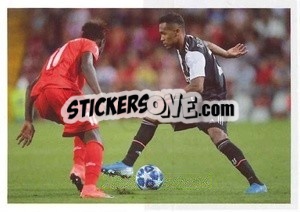Sticker Alex Sandro - Juventus 2019-2020 n. 90 - Euro Publishing