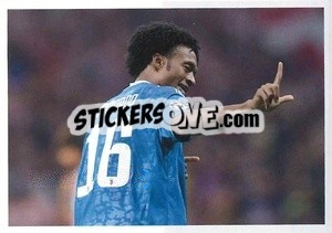 Sticker Juan Cuadrado - Juventus 2019-2020 n. 101 - Euro Publishing