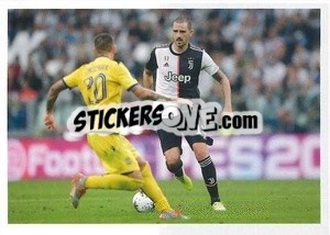 Sticker Leonardo Bonucci - Juventus 2019-2020 - Euro Publishing