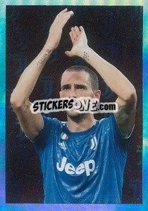 Sticker Leonardo Bonucci - Juventus 2019-2020 - Euro Publishing