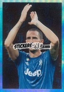 Sticker Leonardo Bonucci - Juventus 2019-2020 n. 105 - Euro Publishing