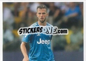 Sticker Miralem Pjanic - Juventus 2019-2020 n. 117 - Euro Publishing