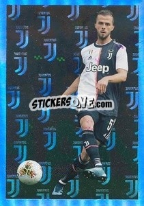 Sticker Miralem Pjanic - Juventus 2019-2020 - Euro Publishing