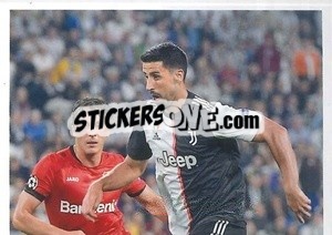 Sticker Sami Khedira - Juventus 2019-2020 n. 123 - Euro Publishing