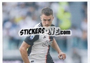 Sticker Aaron Ramsey - Juventus 2019-2020 n. 127 - Euro Publishing