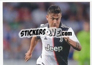 Sticker Paulo Dybala - Juventus 2019-2020 - Euro Publishing
