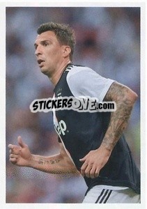 Sticker Mario Mandzukic - Juventus 2019-2020 - Euro Publishing