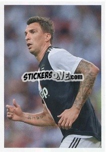 Sticker Mario Mandzukic - Juventus 2019-2020 n. 170 - Euro Publishing