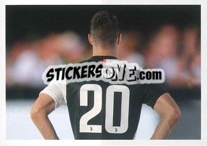 Sticker Marko Pjaca - Juventus 2019-2020 n. 175 - Euro Publishing