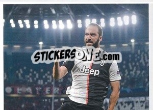Cromo Gonzalo Higuain - Juventus 2019-2020 - Euro Publishing