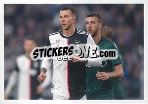 Sticker Federico Bernardeschi - Juventus 2019-2020 n. 184 - Euro Publishing
