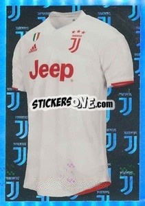 Sticker Seconda Maglia - Juventus 2019-2020 n. 199 - Euro Publishing