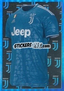 Sticker Terza Maglia - Juventus 2019-2020 - Euro Publishing