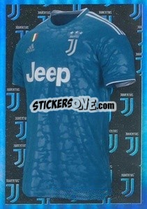 Sticker Terza Maglia - Juventus 2019-2020 n. 200 - Euro Publishing