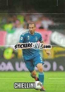 Sticker Chiellini - Juventus 2019-2020 - Euro Publishing