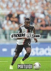 Sticker Matuidi - Juventus 2019-2020 n. J18 - Euro Publishing