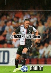 Sticker Rabiot - Juventus 2019-2020 n. J20 - Euro Publishing