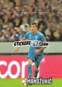Sticker Mandzukic - Juventus 2019-2020 - Euro Publishing