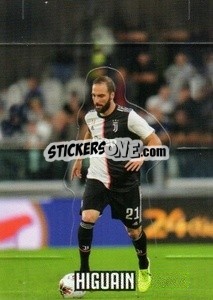 Sticker Higuain - Juventus 2019-2020 n. J27 - Euro Publishing