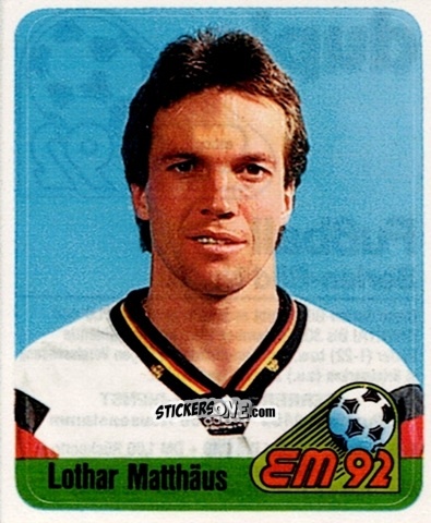 Sticker Lothar Matthäus - EM 1992 n. 10 - Ferrero