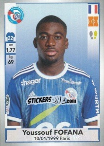Sticker Youssouf Fofana - FOOT 2019-2020 n. 475 - Panini