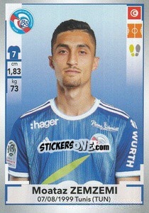 Sticker Moataz Zemzemi - FOOT 2019-2020 - Panini