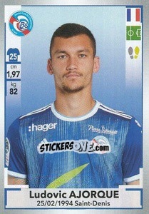 Sticker Ludovic Ajorque - FOOT 2019-2020 - Panini