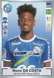 Sticker Nuno Da Costa - FOOT 2019-2020 n. 482 - Panini