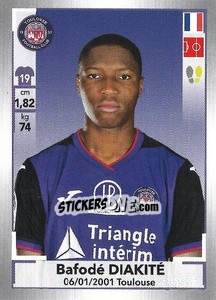 Sticker Bafodé Diakité - FOOT 2019-2020 n. 490 - Panini