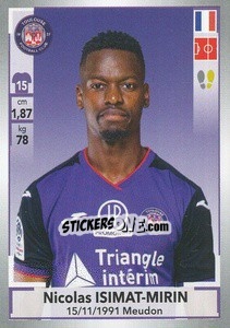 Sticker Nicolas Isimat-Mirin - FOOT 2019-2020 n. 491 - Panini