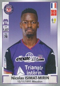 Sticker Nicolas Isimat-Mirin - FOOT 2019-2020 - Panini