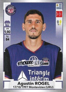 Sticker Agustin Rogel - FOOT 2019-2020 n. 493 - Panini