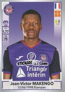Sticker Jean-Victor Makengo - FOOT 2019-2020 n. 501 - Panini