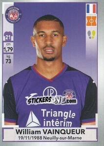 Sticker William Vainqueur - FOOT 2019-2020 n. 504 - Panini