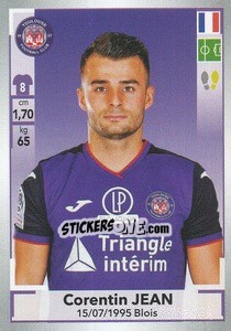 Sticker Corentin Jean - FOOT 2019-2020 n. 505 - Panini