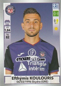 Sticker Efthýmis Kouloúris - FOOT 2019-2020 n. 506 - Panini