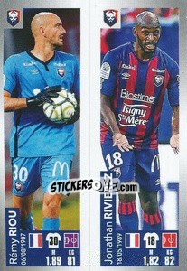 Sticker Riou / Rivierez - FOOT 2019-2020 n. 519 - Panini