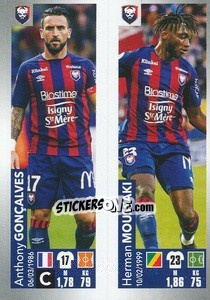 Sticker Gonçalves / Moussaki - FOOT 2019-2020 n. 520 - Panini