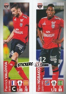 Sticker Valdivia / Ngbakoto - FOOT 2019-2020 n. 532 - Panini