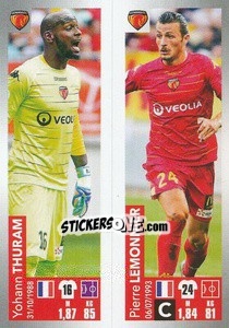 Sticker Yohann Thuram / Lemonnier - FOOT 2019-2020 n. 536 - Panini