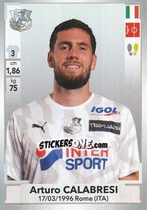 Cromo Arturo Calabresi - FOOT 2019-2020 - Panini