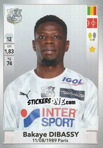 Sticker Bakaye Dibassy - FOOT 2019-2020 n. 17 - Panini