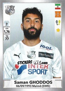 Sticker Saman Ghoddos - FOOT 2019-2020 n. 25 - Panini