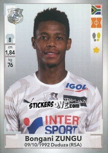 Figurina Bongani Zungu - FOOT 2019-2020 - Panini