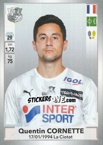 Sticker Quentin Cornette - FOOT 2019-2020 - Panini