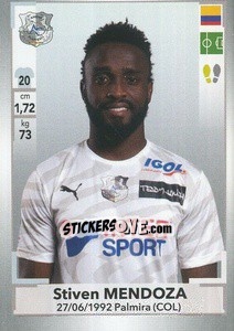 Sticker Stiven Mendoza - FOOT 2019-2020 n. 33 - Panini