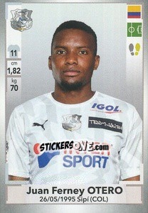 Sticker Juan Ferney Otero - FOOT 2019-2020 n. 34 - Panini