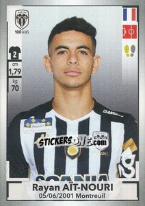 Cromo Rayan Aït-Nouri - FOOT 2019-2020 - Panini