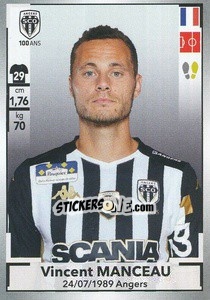 Figurina Vincent Manceau - FOOT 2019-2020 - Panini